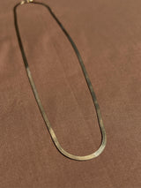 14k Yellow Gold Herringbone Chain by Toasted Jewelry