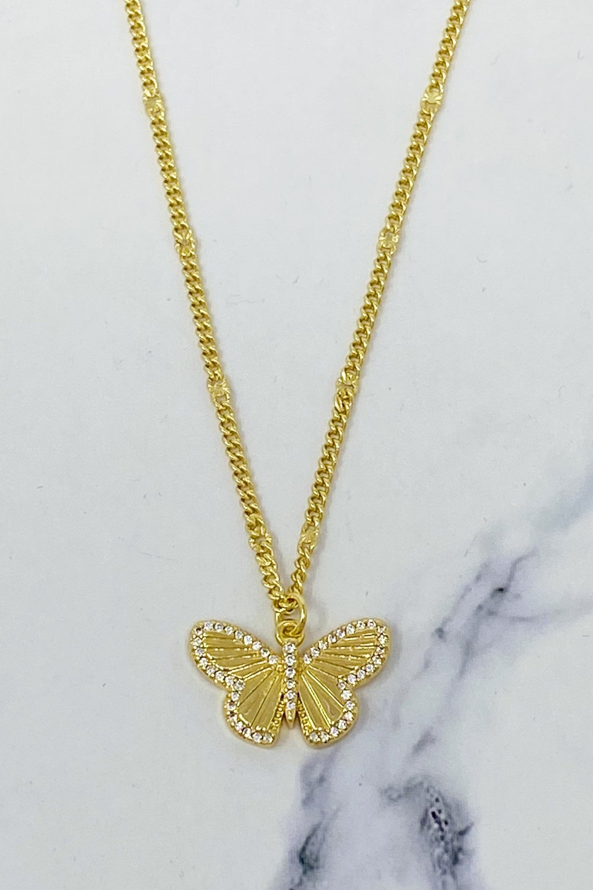 Butterfly In Flight Necklace by Ellisonyoung.com