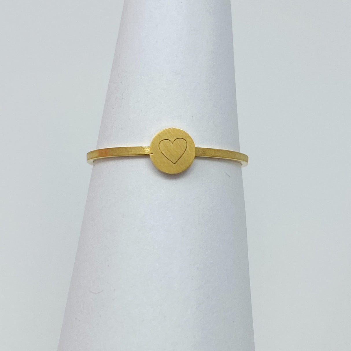 Tiny Disc Stackable Ring by Ellisonyoung.com