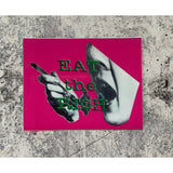 Eat The Ri¢h Vinyl Sticker in Three Colors by The Bullish Store