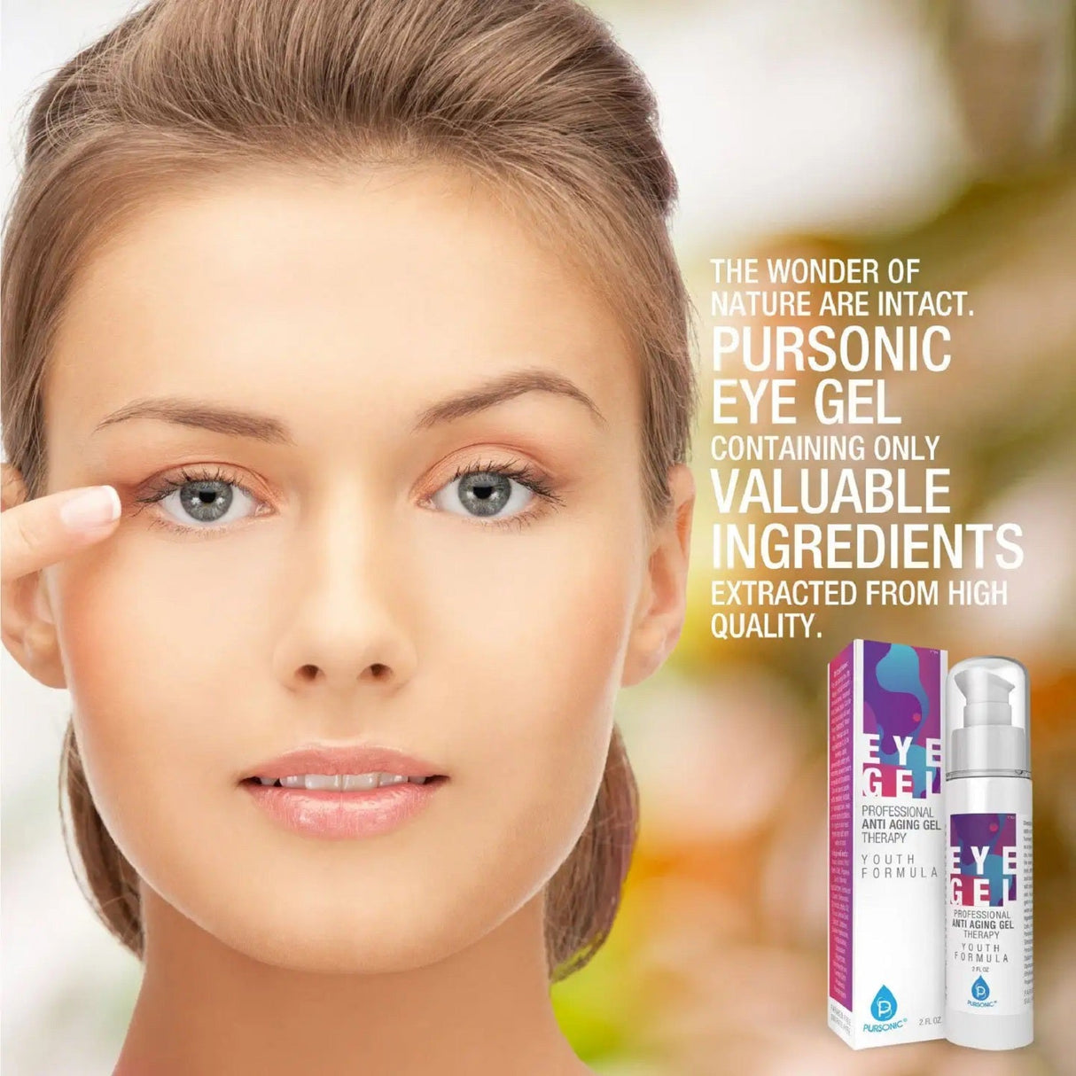 Professional Anti Aging Eye Gel 2 Oz by Pursonic