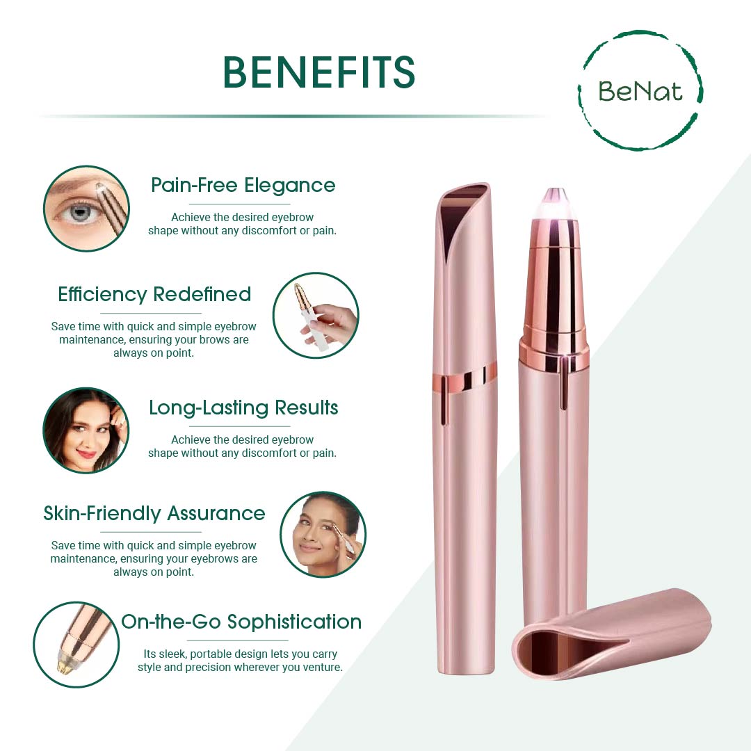 Rechargeable Eyebrow Hair Remover by BeNat