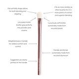 Sustainable Luxury Eyeshadow Brush L by jennypatinkin