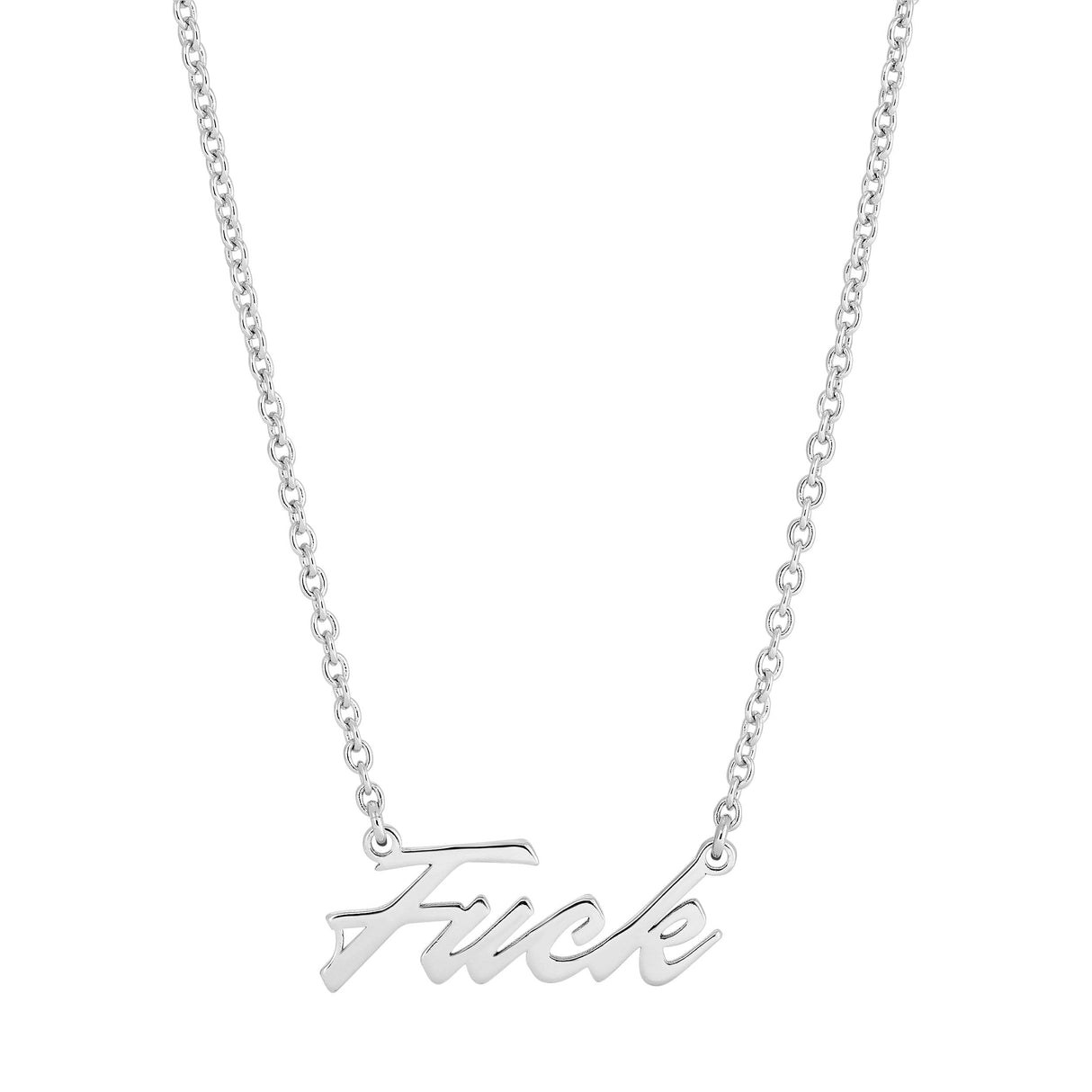 F*** Necklace by eklexic jewelry