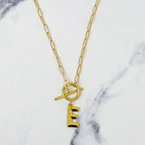 Modern Classic Initial Necklace by Ellisonyoung.com