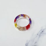 Flower Field Acrylic Ring by Ellisonyoung.com