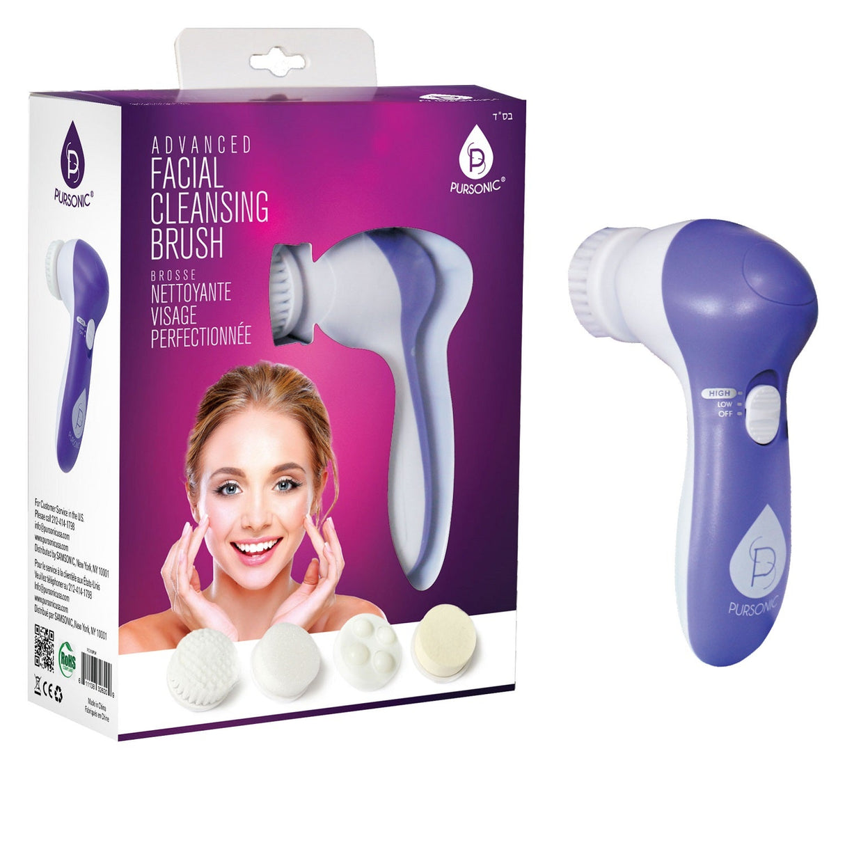 Advanced Facial Cleansing Brush by Pursonic