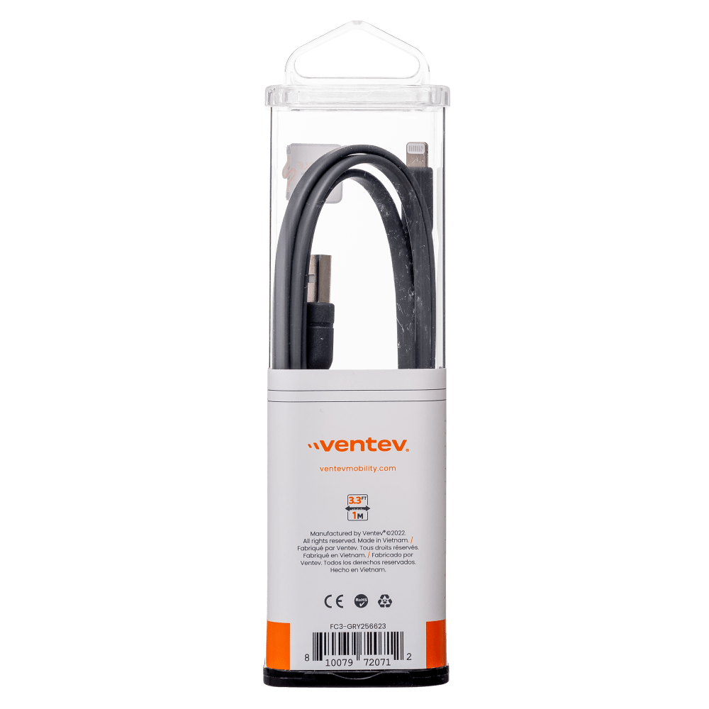 Ventev chargesync USB A to Apple Lightning Cable 3.3ft by Ventev