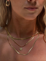 Thick Herringbone Chain by Toasted Jewelry