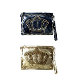 Studded Crown Mini Purse by BeyondEnvy