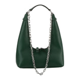 Small Hobo for Women Crescent Shoulder Bag With Chain by hfstylish