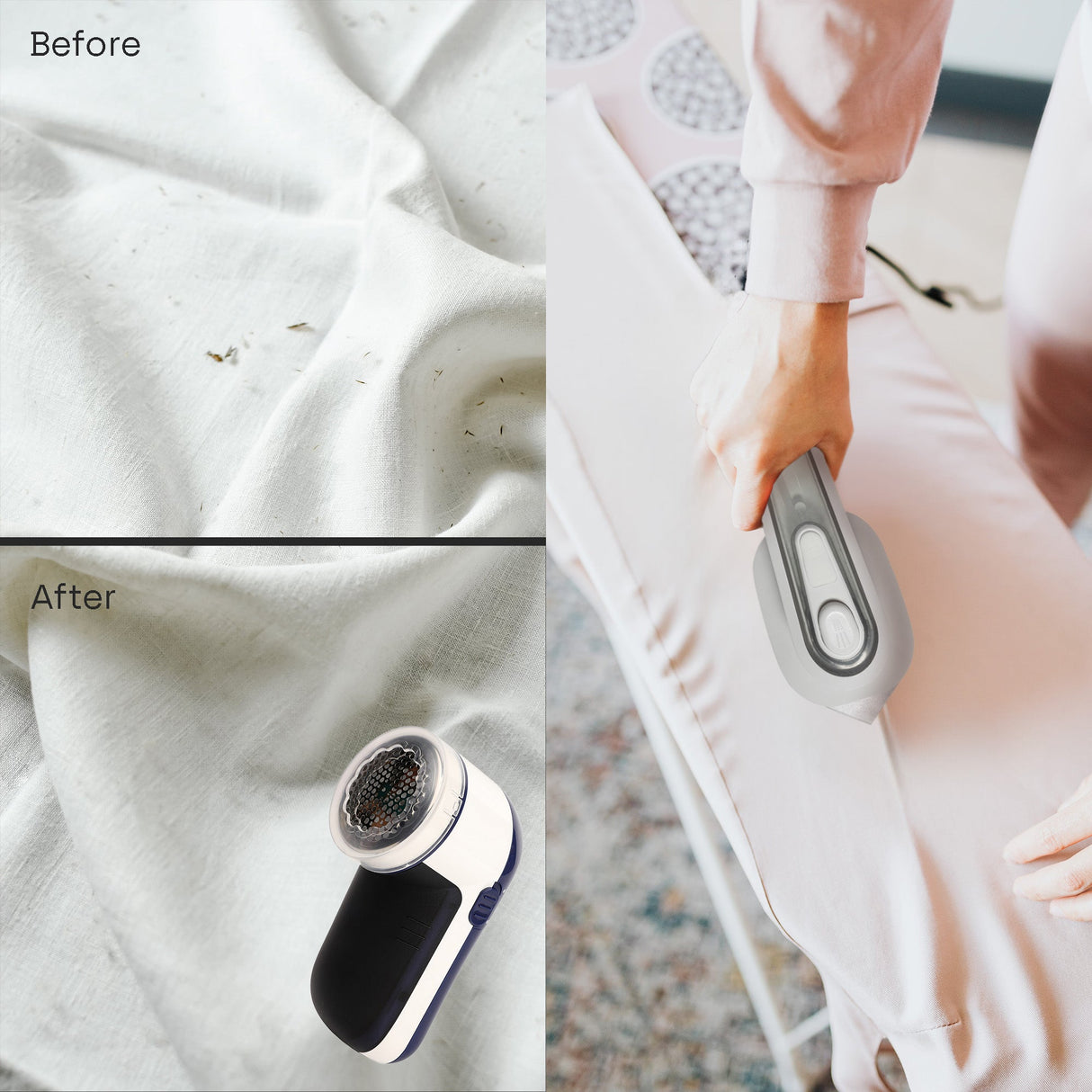 Travel-Ready Garment Grooming Kit: Compact Lint Remover, Fabric Shaver & Mini Iron by Pursonic