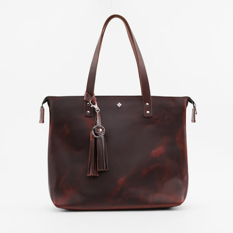 Zippered Deluxe Lifetime Tote by Lifetime Leather Co