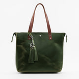 Zippered Deluxe Lifetime Tote by Lifetime Leather Co