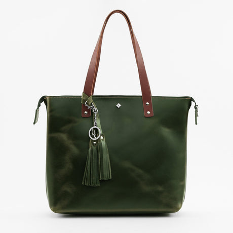 Zippered Deluxe Lifetime Tote by Lifetime Leather Co