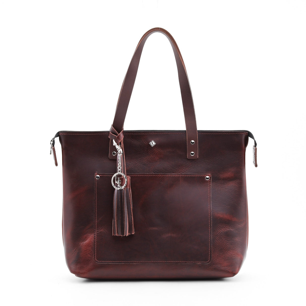 Zippered Deluxe Lifetime Tote by Lifetime Leather Co