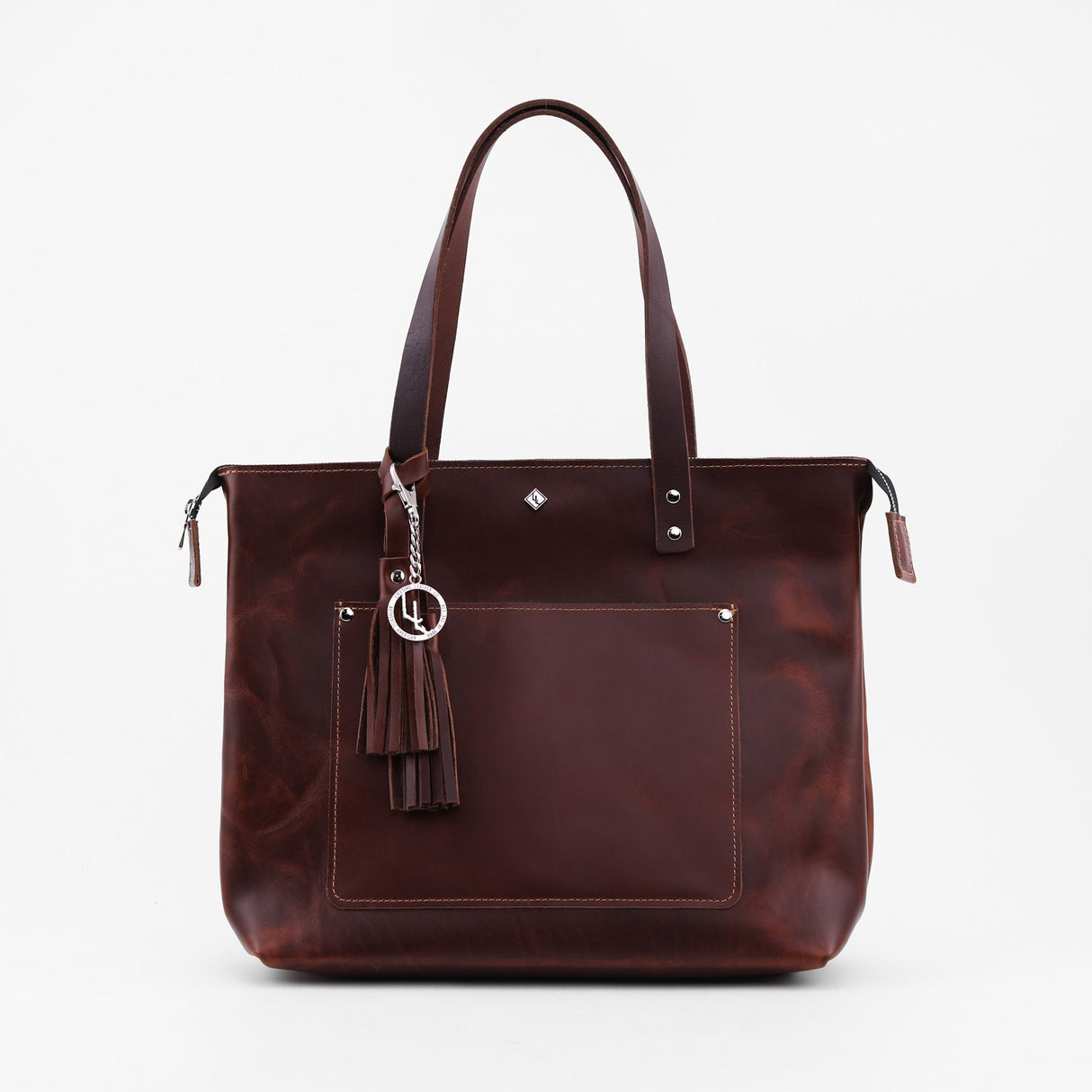 Zippered Deluxe Lifetime Tote by Lifetime Leather Co