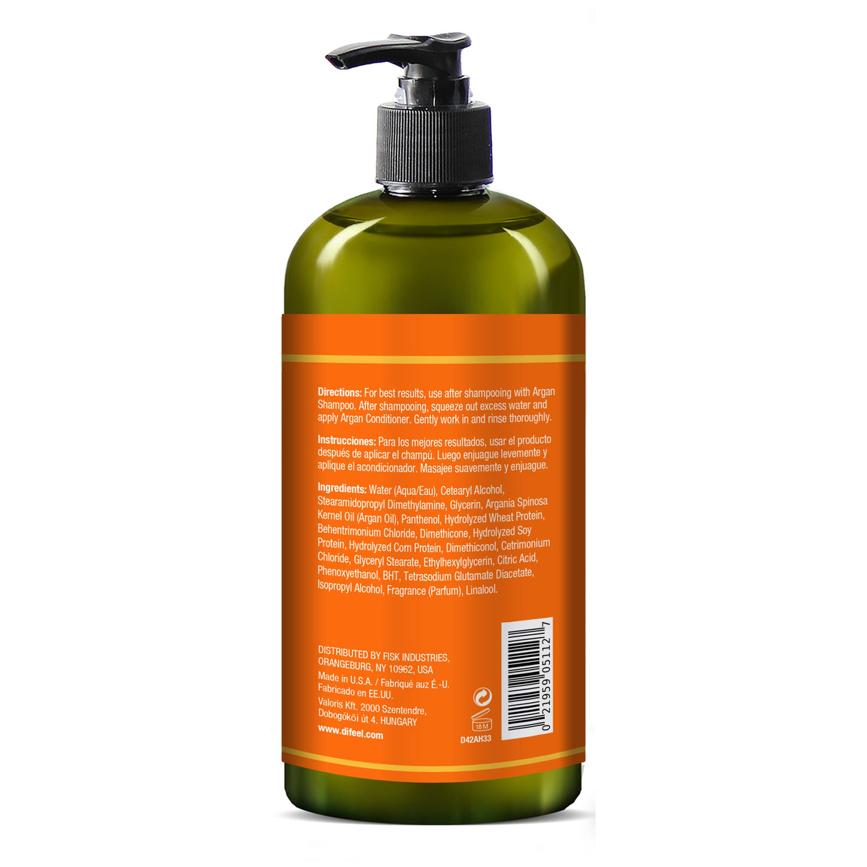 Difeel Argan Hydrating Conditioner 33.8 oz. by difeel - find your natural beauty