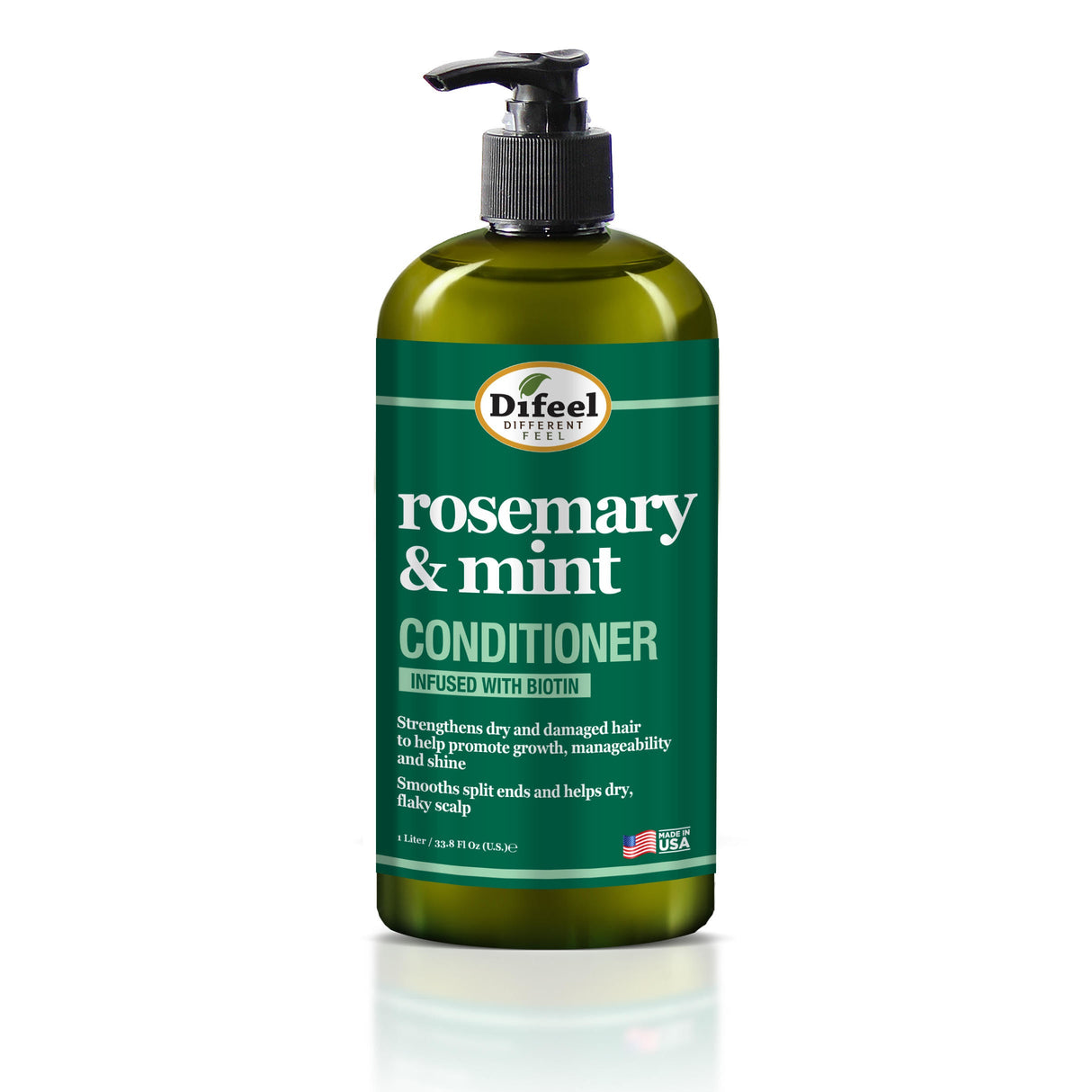 Difeel Rosemary and Mint Hair Strengthening Conditioner with Biotin 33.8 oz. by difeel - find your natural beauty