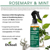 Difeel Rosemary and Mint Biotin Strengthening Leave-In Conditioning Spray Bonus 8oz. by difeel - find your natural beauty