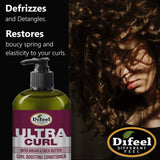 Difeel Ultra Curl with Argan & Shea Butter - Curl Boosting Conditioner 33.8 oz. by difeel - find your natural beauty