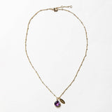 February Amethyst Birthstone Necklace by Tiny Rituals