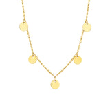 Arvo Mini Disc Necklace - Gold by Arvo