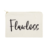 Flawless Cotton Canvas Cosmetic Bag by The Cotton & Canvas Co.