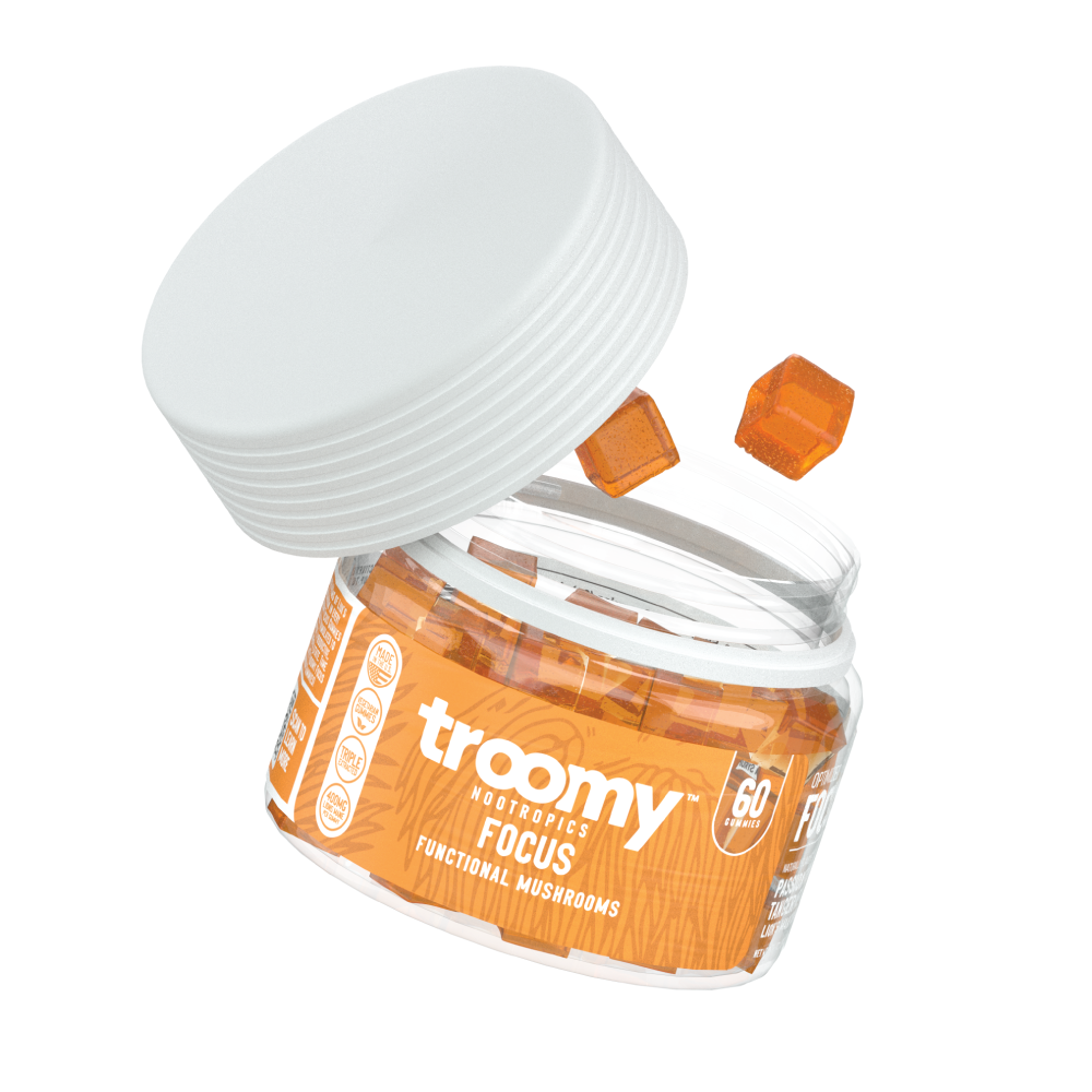 Focus: Lion's Mane Mushroom Gummies by Troomy Nootropics