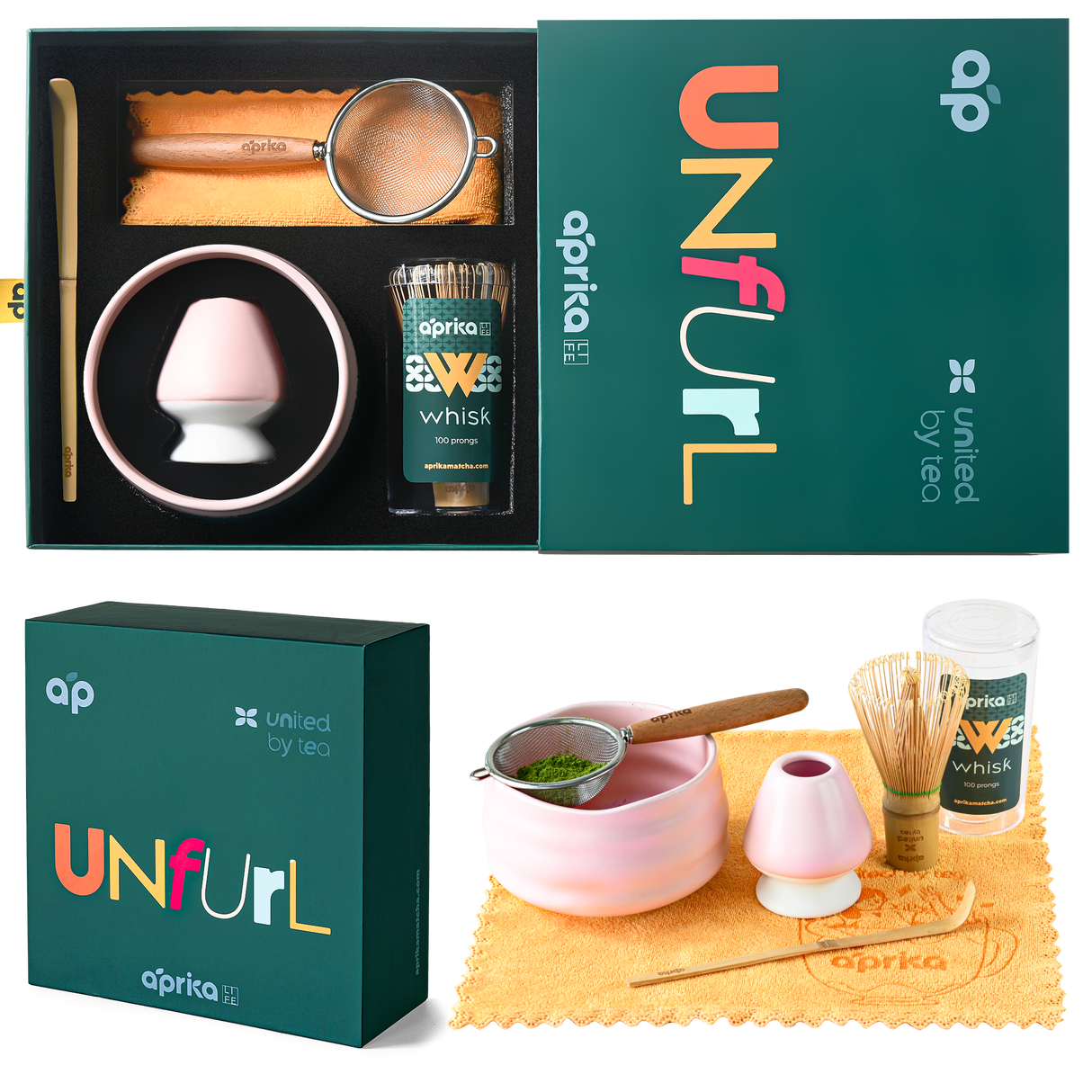 Ceremonial Matcha Starter Kit - Pink by Aprika Life