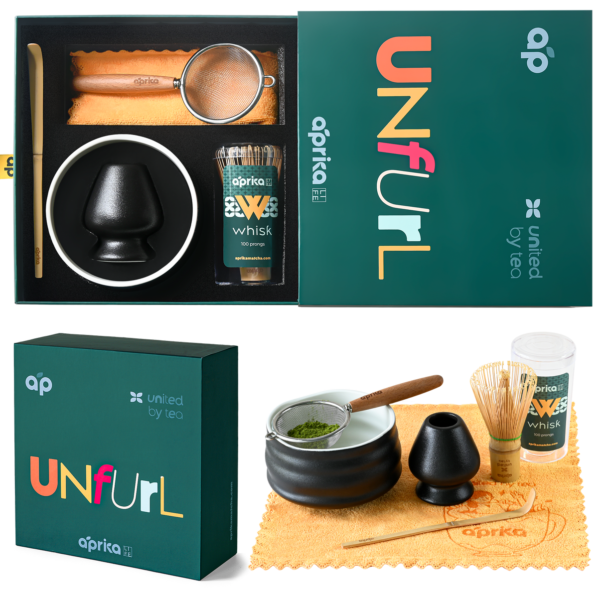 Ceremonial Matcha Starter Kit - Black by Aprika Life