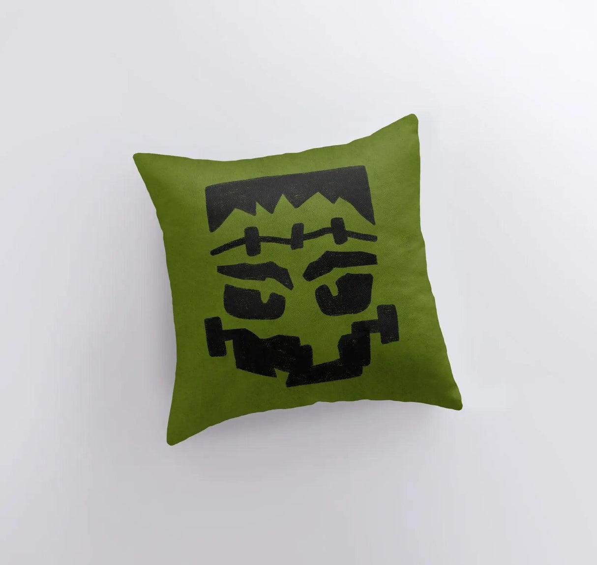 Frankenstein's Monster Pillow Cover | Fall Décor | Halloween Pillows | Halloween Décor | Fall Throw Pillows | Cute Throw Pillows by UniikPillows - Vysn