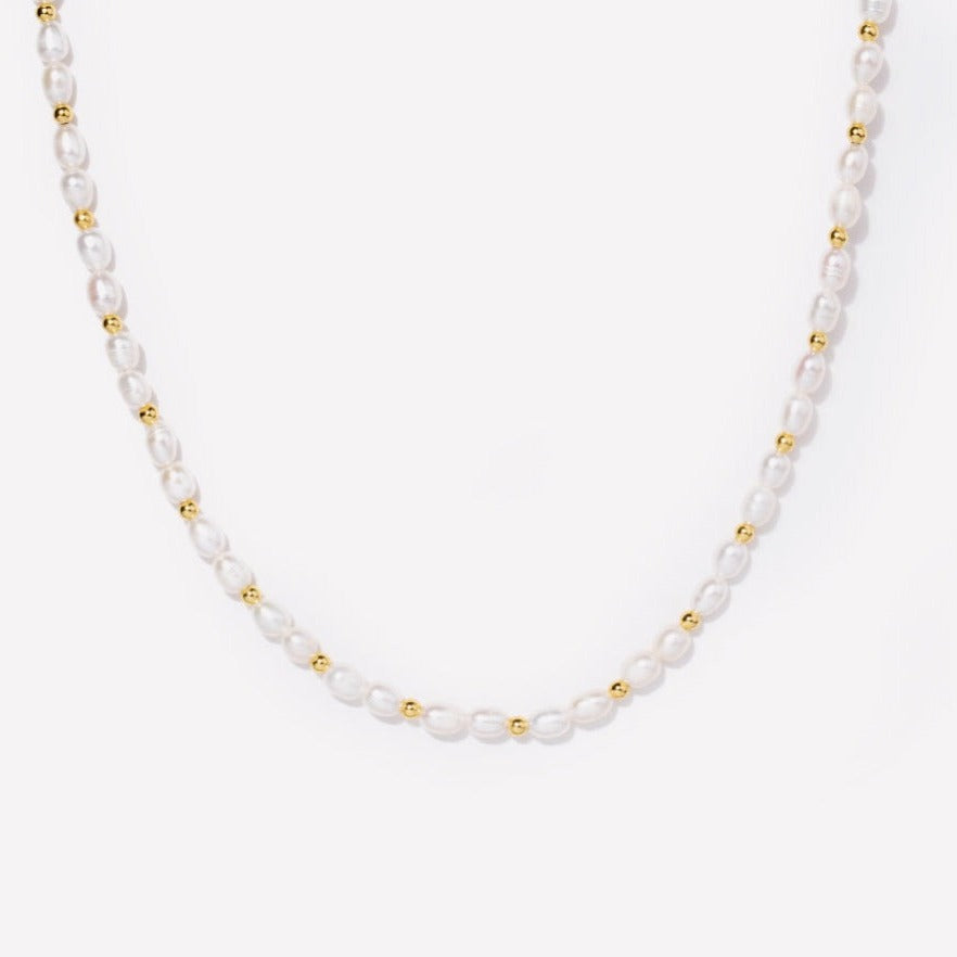 Zera Pearl Choker by Little Sky Stone