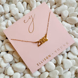 Birth Year Necklace by Ellisonyoung.com