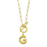 Modern Classic Initial Necklace by Ellisonyoung.com