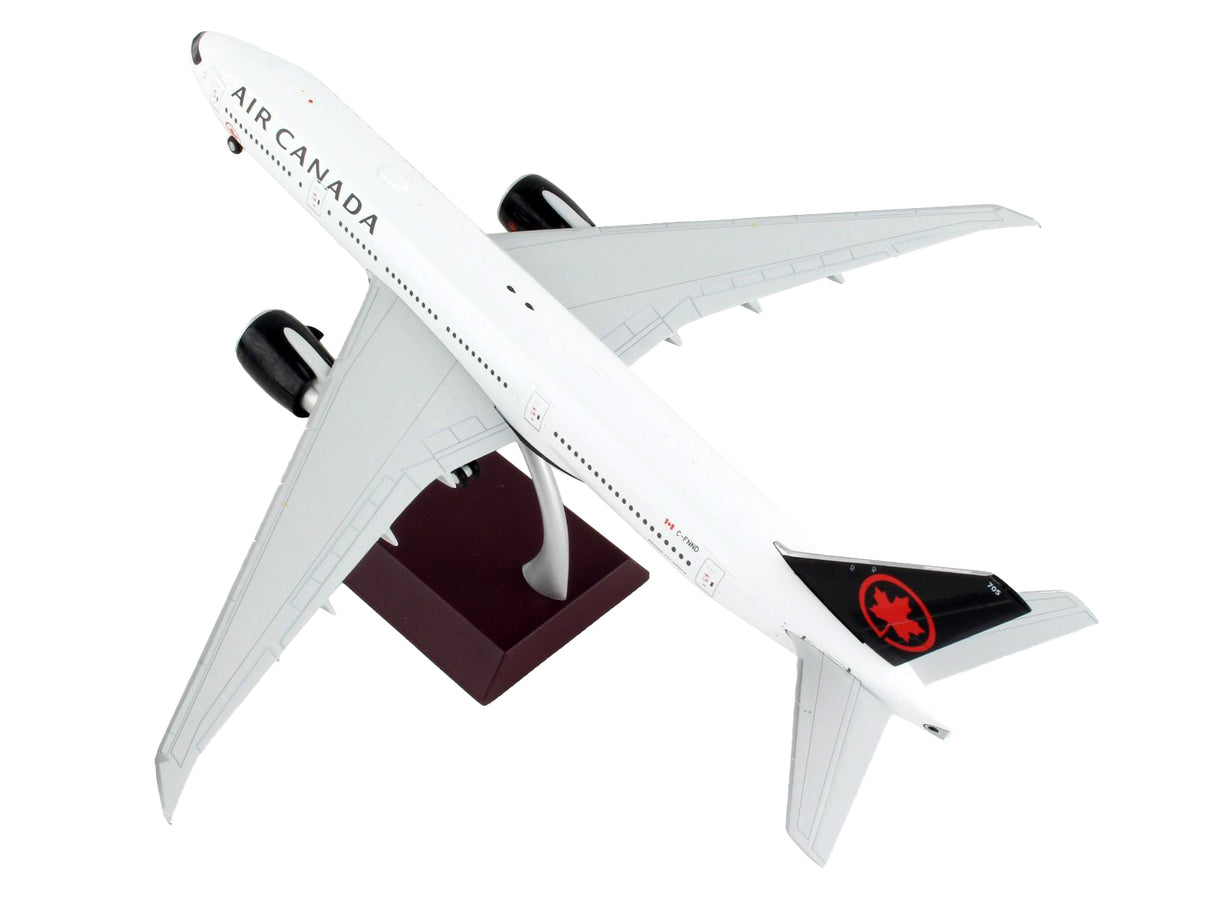 Boeing 777-200LR Commercial Aircraft "Air Canada" White with Black Tail "Gemini 200" Series 1/200 Diecast Model Airplane by GeminiJets