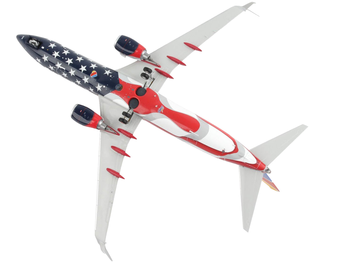 Boeing 737-800 Commercial Aircraft "Southwest Airlines - Freedom One" American Flag Livery "Gemini 200" Series 1/200 Diecast Model Airplane by GeminiJets