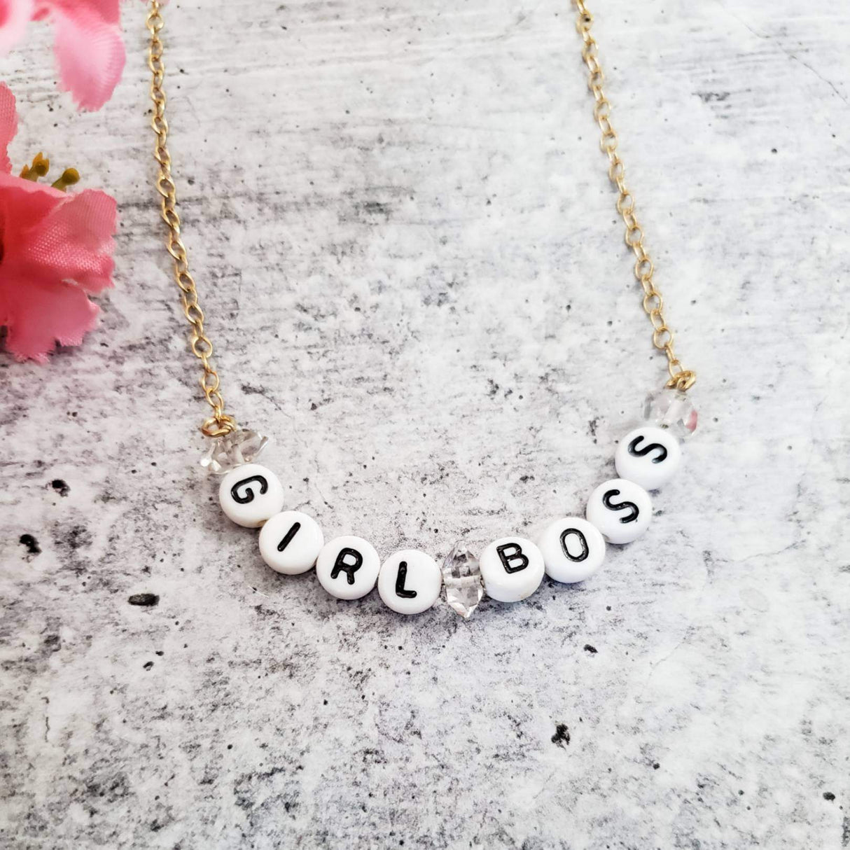 GIRL BOSS Choker Necklace by Salt and Sparkle