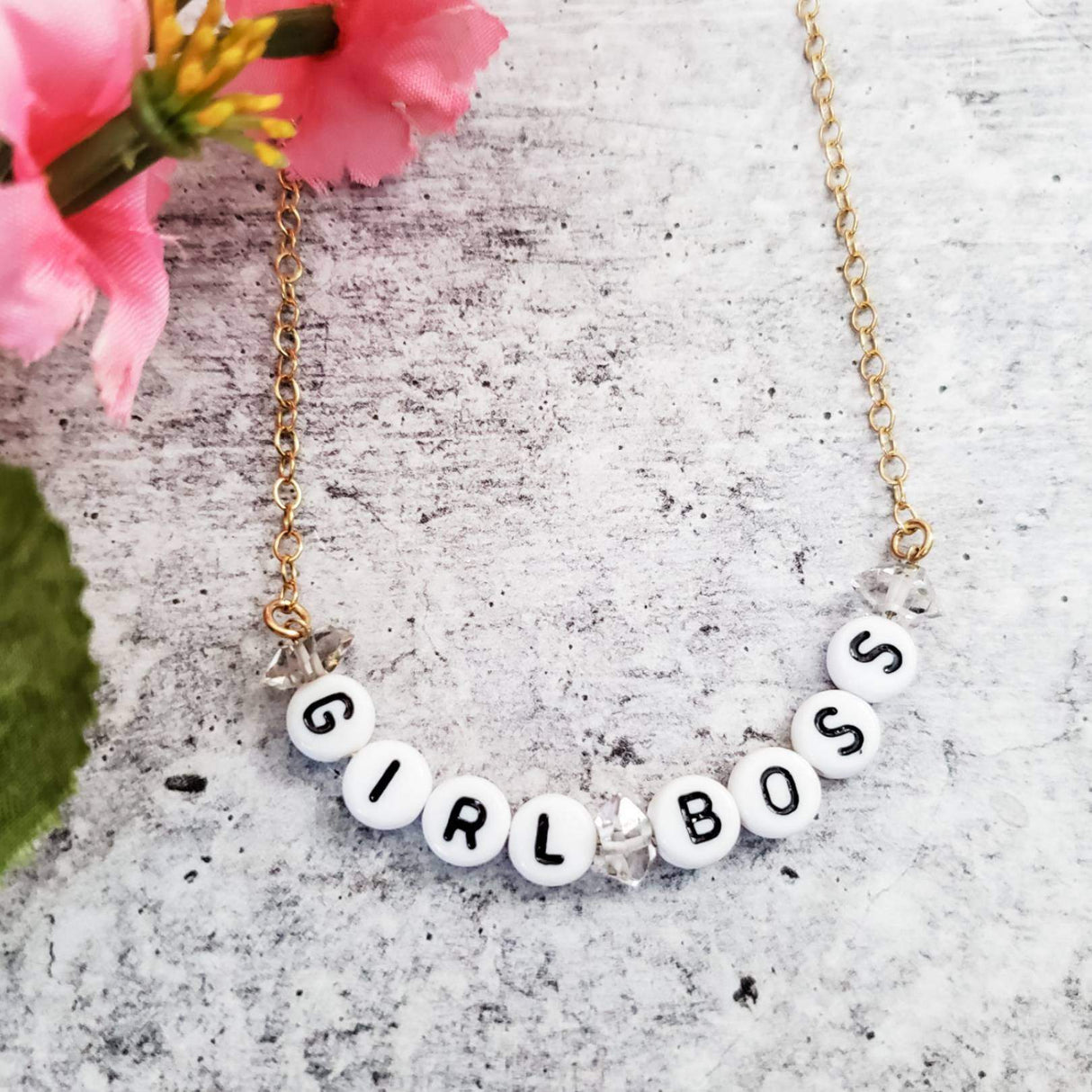 GIRL BOSS Choker Necklace by Salt and Sparkle