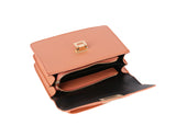 Metal D√©cor front flap squre bag by hfstylish