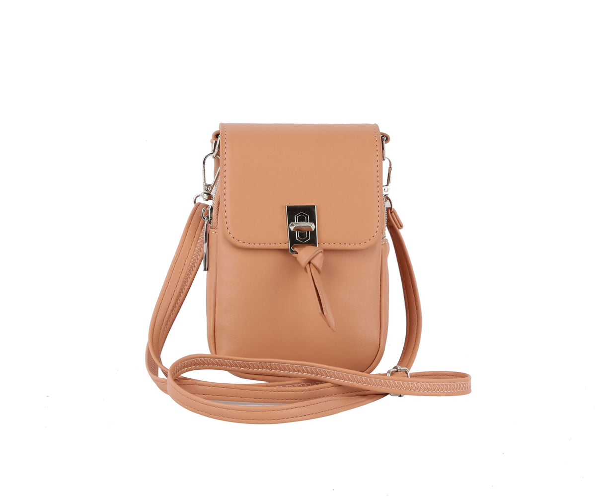 Metal closure phone crossbody by hfstylish