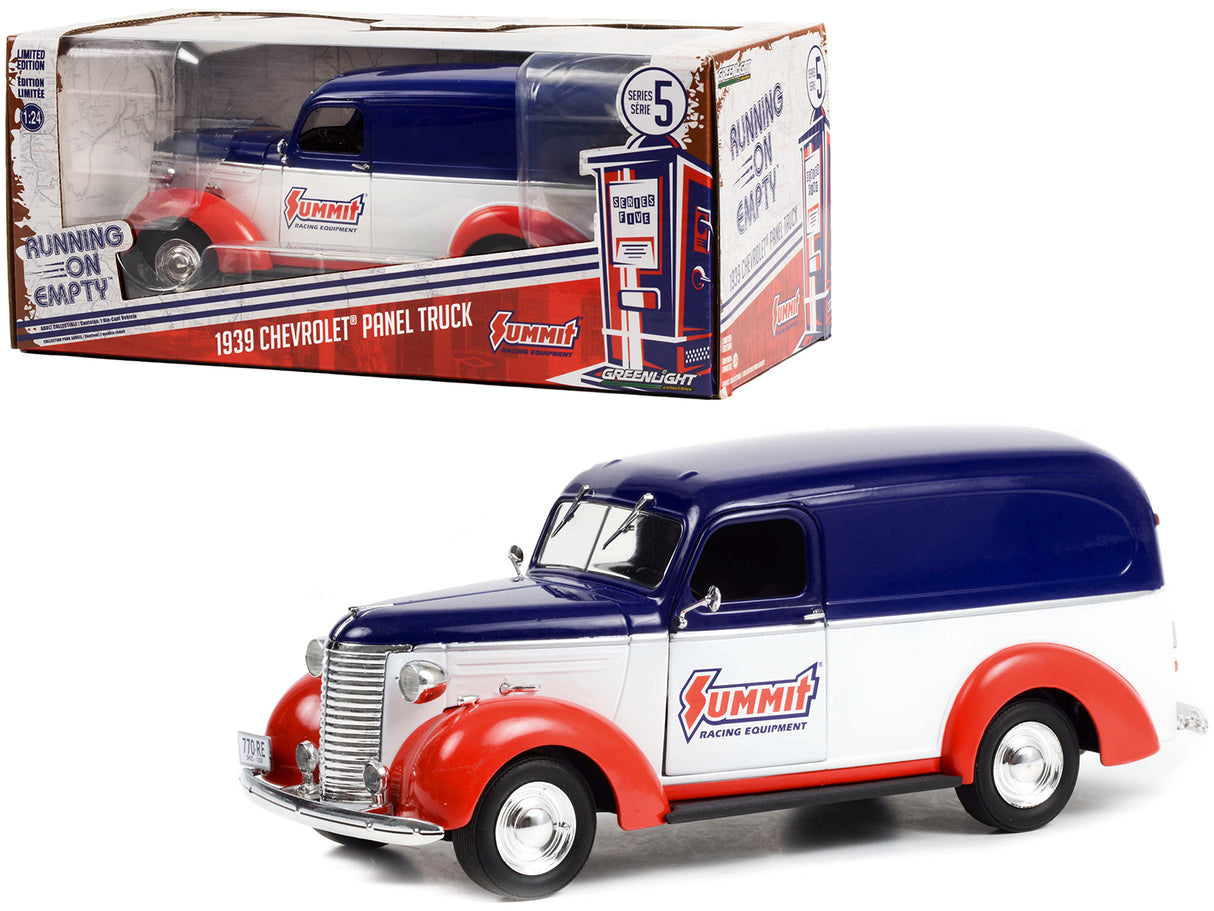 1939 Chevrolet Panel Truck "Summit Racing Equipment" "Running on Empty" Series 5 1/24 Diecast Model by Greenlight