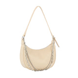 Women Chain Detail Crescent Shoulder bag by hfstylish