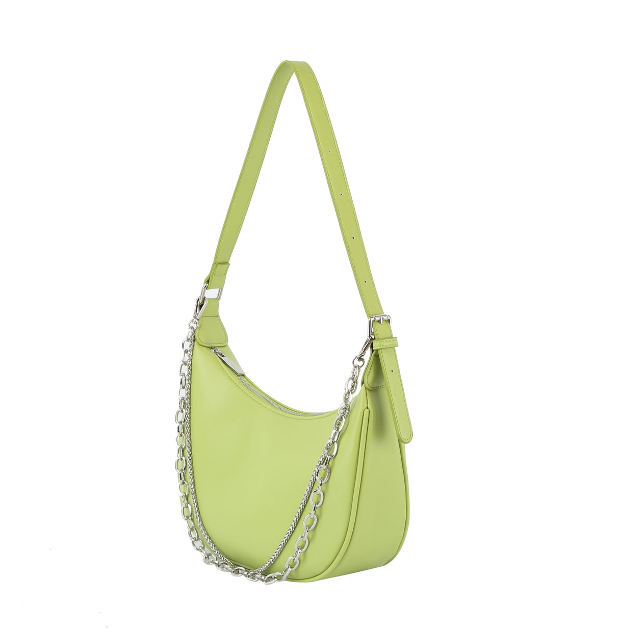 Women Chain Detail Crescent Shoulder bag by hfstylish