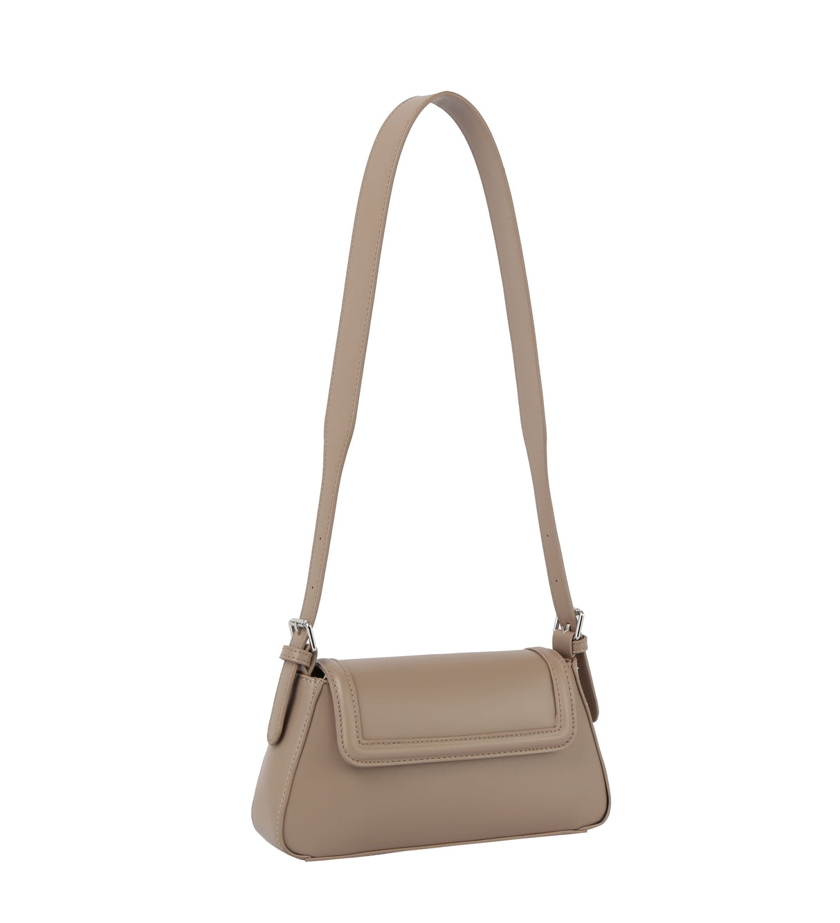 Flap square shoulder bag by hfstylish