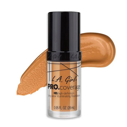 L.A. Girl Pro Coverage Illuminating Foundation - Nude Beige