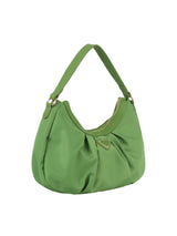 Scrunched dumpling nylon daily hobo bagg by Handbag Factory