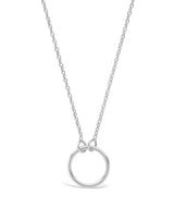 Sterling Silver Open Circle Necklace by Sterling Forever