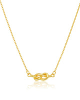 Sterling Silver Infinity Love Knot Necklace by Sterling Forever