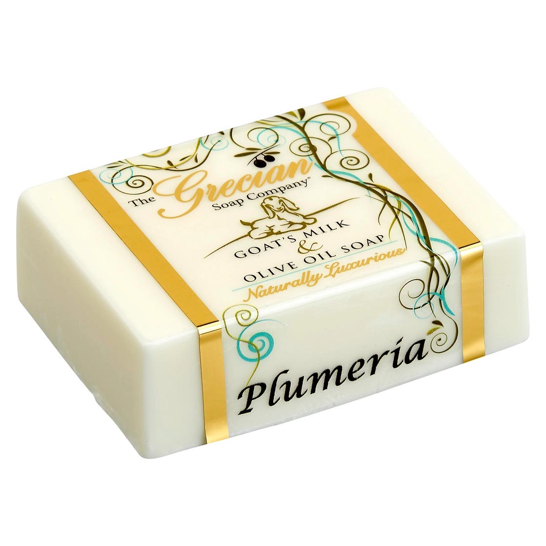 Grecian Soap Company Goats Milk & Olive Oil Soap 5 Oz. - Plumeria by FreeShippingAllOrders.com